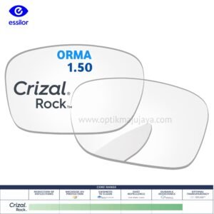 Lensa Essilor Crizal Rock Orma 1.50 High Spheris